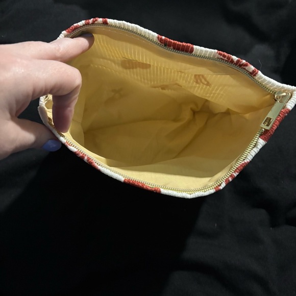 White and Red Makeup Organizer with Cherry Print - Picture 3 of 3